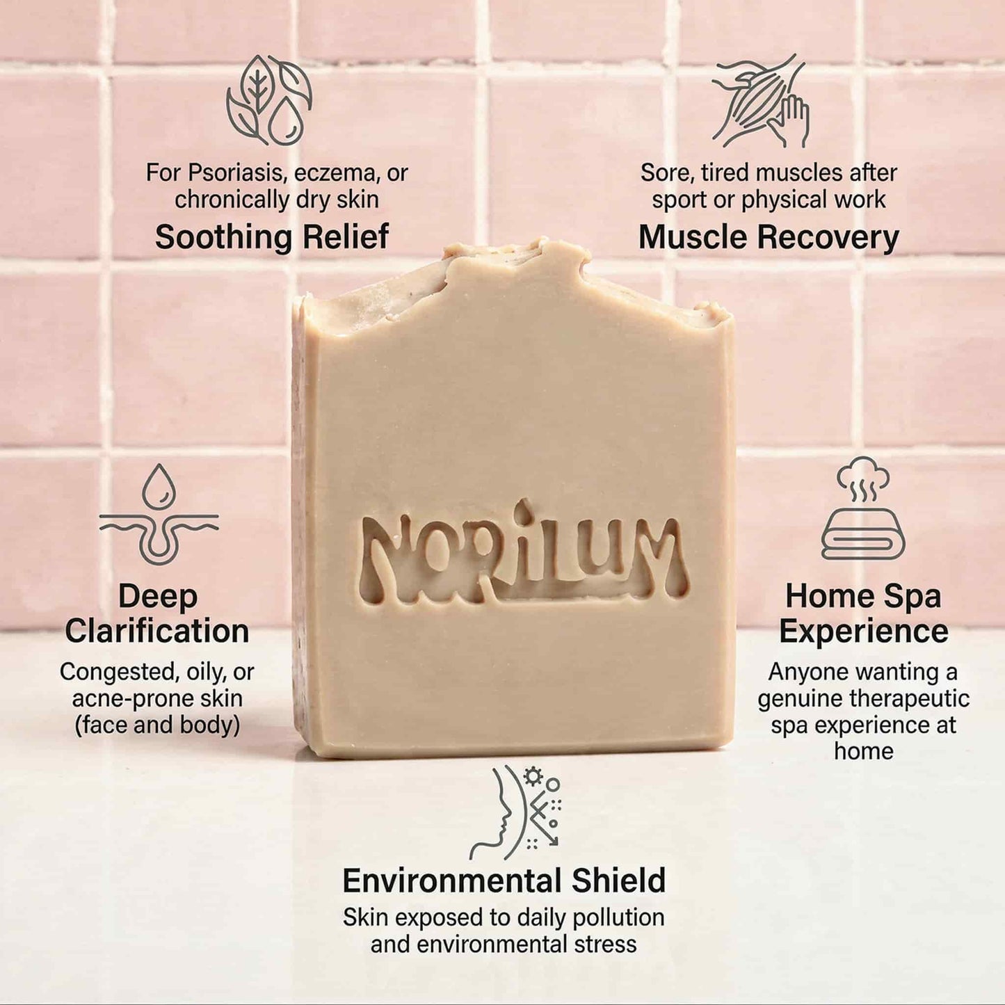 Deep Mineral Reset Dead Sea Mud Soap