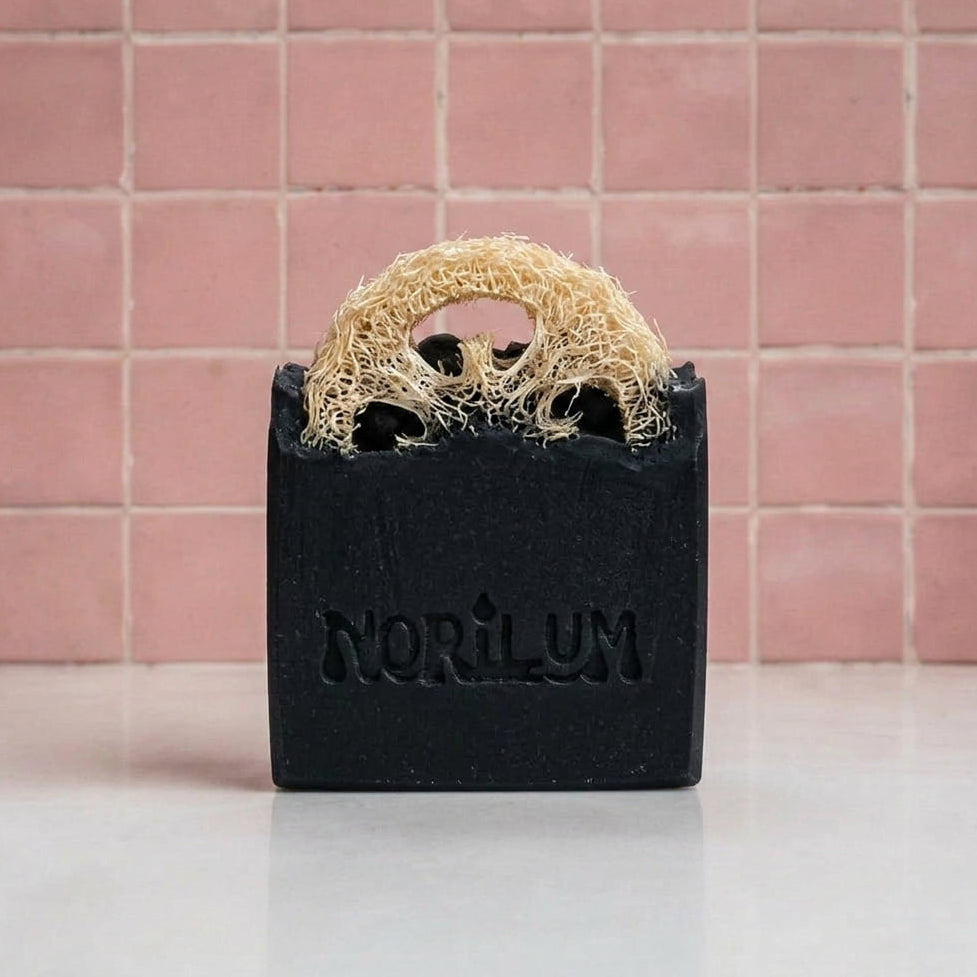 Activated Charcoal Loofah Bar no string