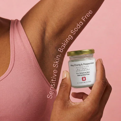 May Chang Peppermint  Natural-Deodorant Baking Soda Free NZ for Sensitive underarms skin