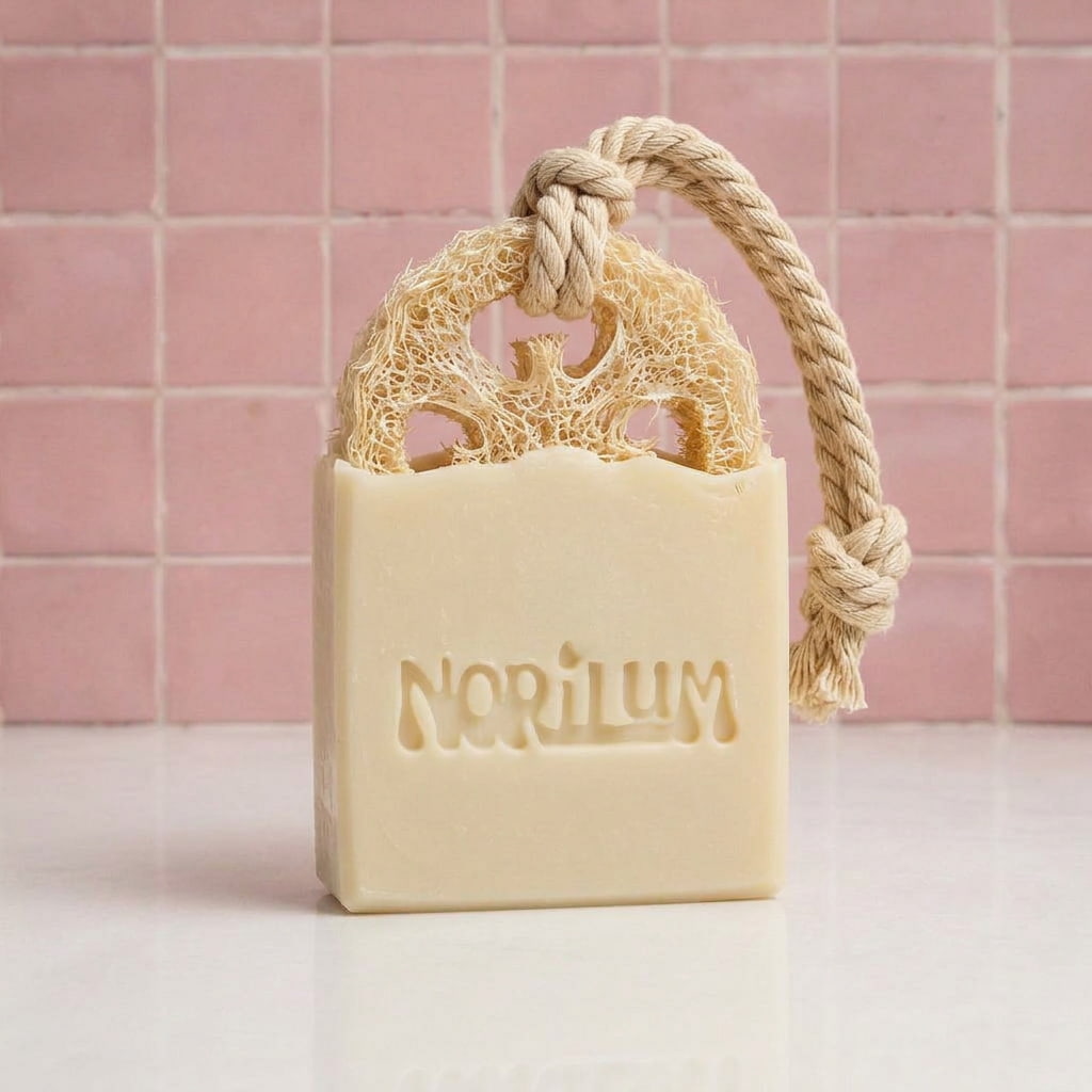 Barrier Repair & Hypoallergenic Care Loofah Bar front view