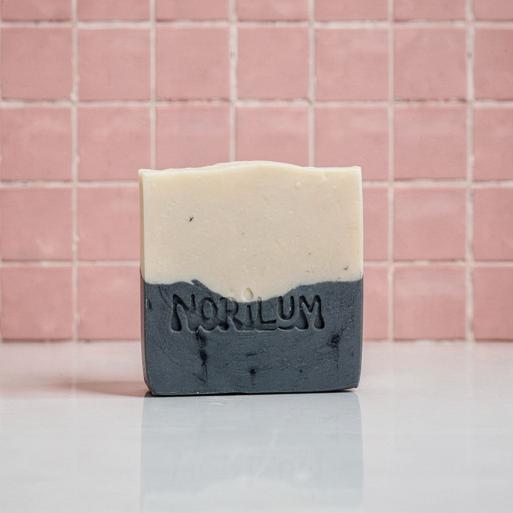 Activated Charcoal & Rice Soap Bar | Deep Detox & Brightening Polish