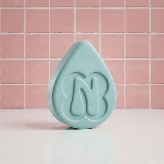 Blue Clay Repair shampoo bar for scalp detox and 
hair repair handmade in New Zealand by Norilum