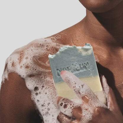 Blue Clay soap that Helps improve skin elasticity and refine texture