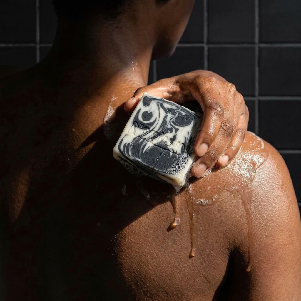 Activated Charcoal & Kaolin Clay Soap Bar | Deep Detox Man & women Handmade Soap NZ