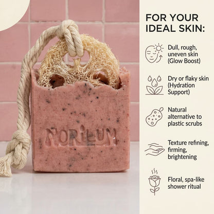 Brightening Exfoliating Loofah Soap