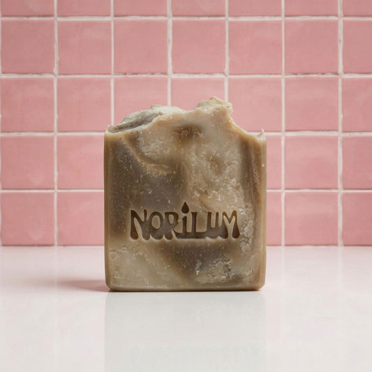 Handmade neem aloe peppermint skin reset healing soap bar 
by Norilum New Zealand