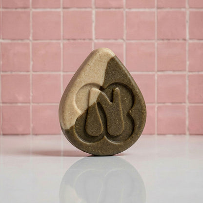 NZ Glacial Clay solid shampoo bar for volume and clarity handmade in New Zealand by Norilum