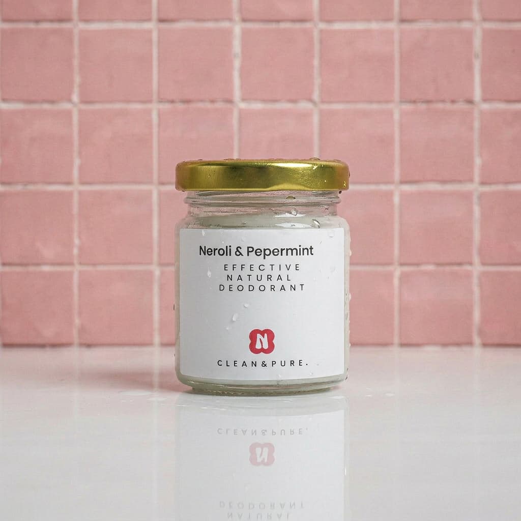 Neroli and peppermint natural deodorant made in New Zealand by Norilum