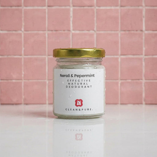 Neroli and peppermint natural deodorant made in New Zealand by Norilum