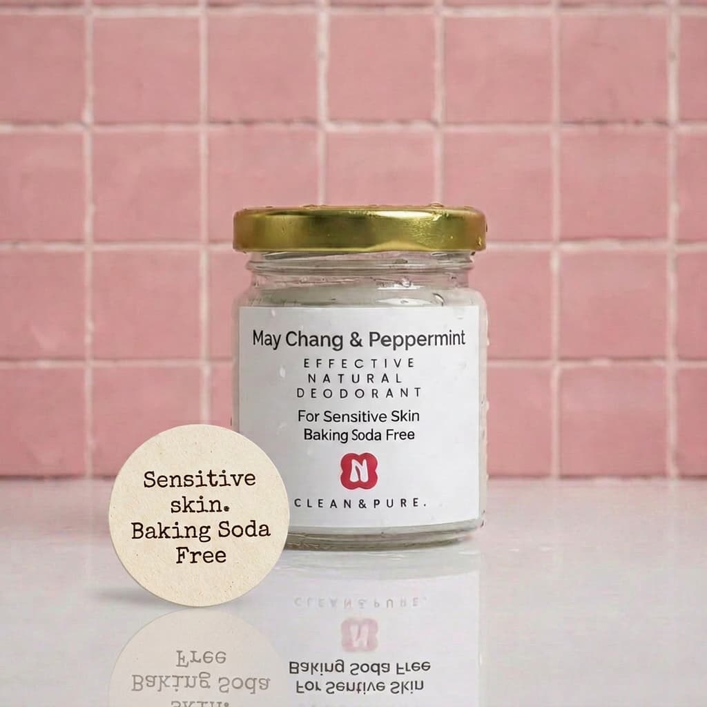 Natural Deodorant for sensitive skin baking soda free