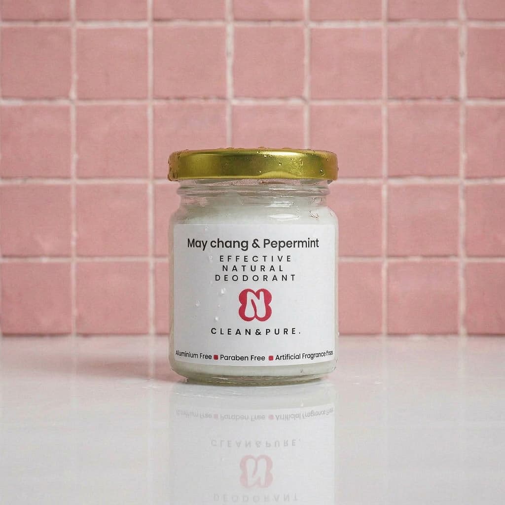 May Chang and Peppermint natural deodorant made in New Zealand by Norilum
