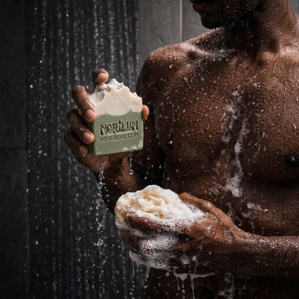 Soap to reset congested skin that absorbs excess oils and clears clogged pores 