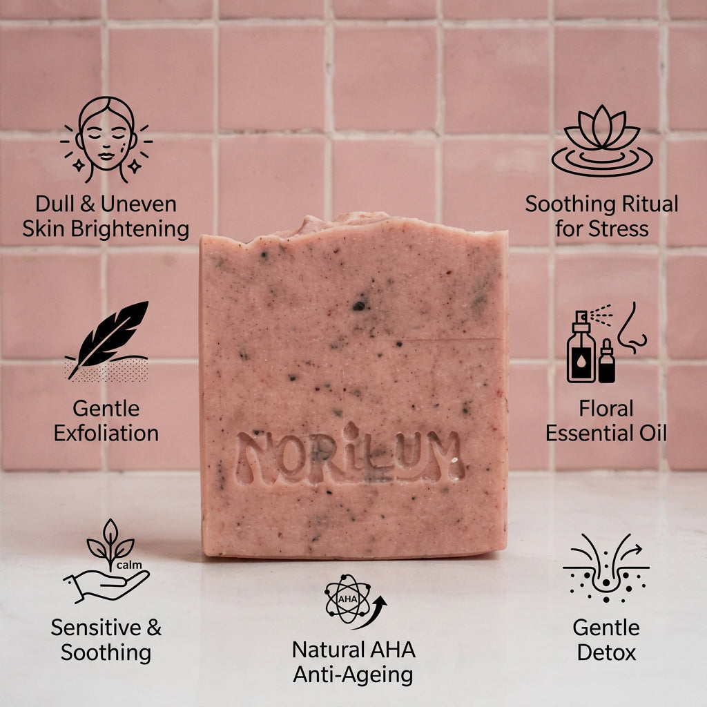 hibiscus soap anti-ageing benefits of natural AHAs