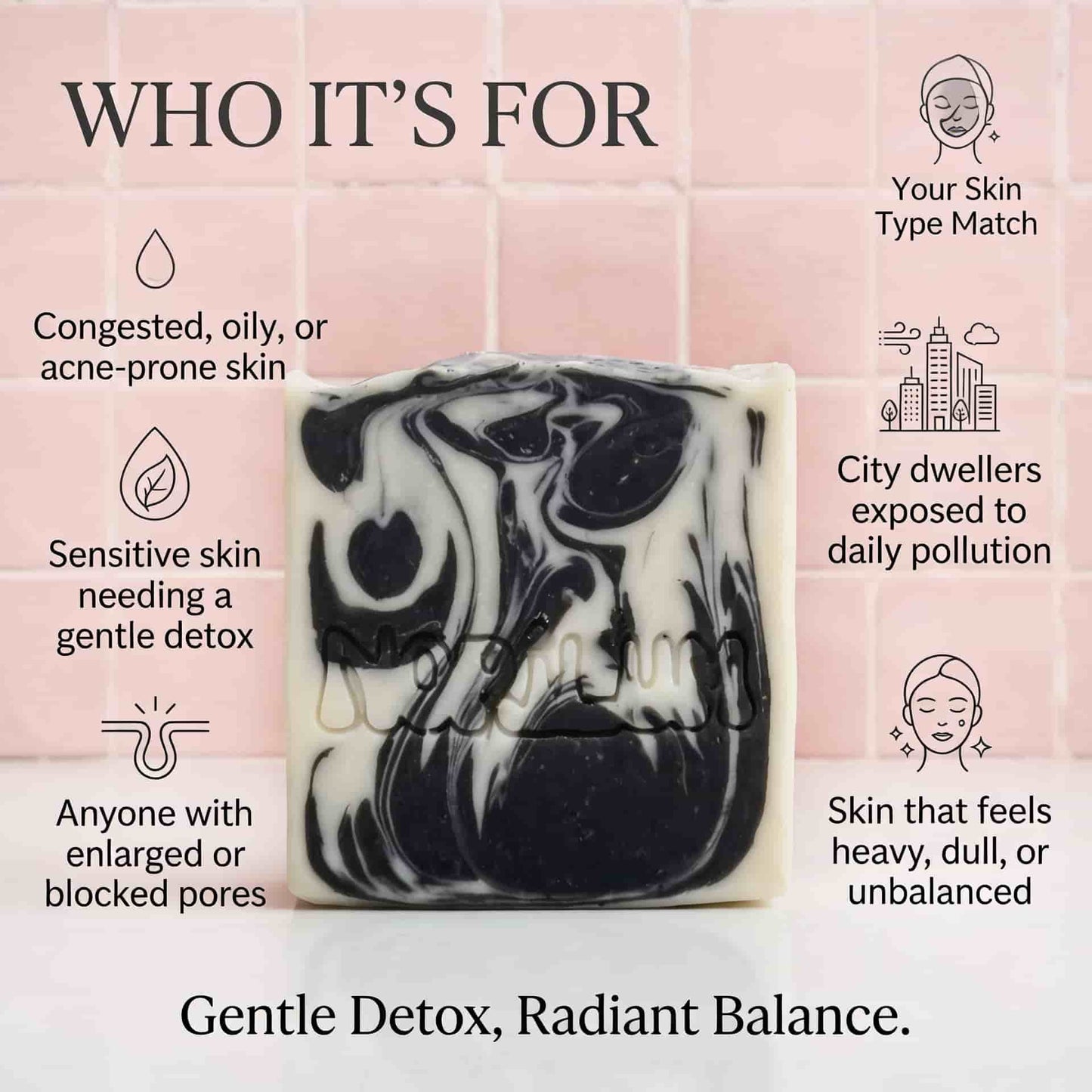 Natural soap for skin that feels heavy, dull or imbalanced