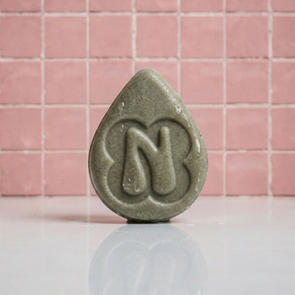 Zen Garden shampoo bar for scalp healing and dandruff 
relief handmade in New Zealand by Norilum