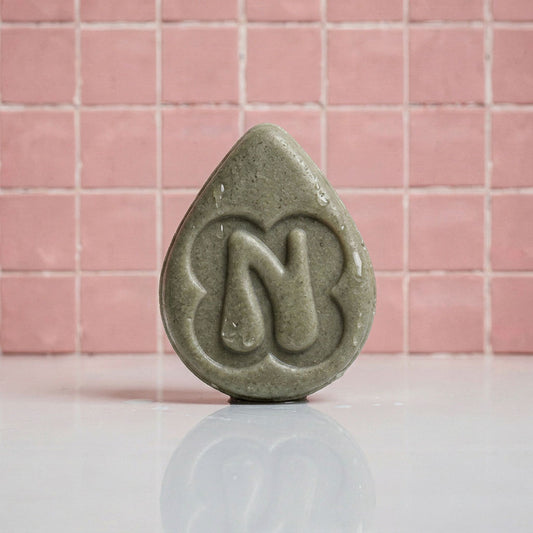 Zen Garden shampoo bar for scalp healing and dandruff 
relief handmade in New Zealand by Norilum